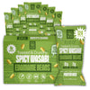 Where You Bean Edamame Beans Snack (Spicy Wasabi) - Crunchy and Dry Roasted Edamame Beans - High Protein Snacks, Keto and Vegan 