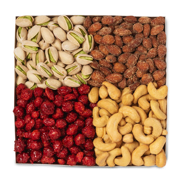 Nuts.com Mixed Nut Sampler - 1.25Lb Variety Snack Box with Pistachios, Peanuts, Almonds, Cashews for Fall and Thanksgiving Gifts