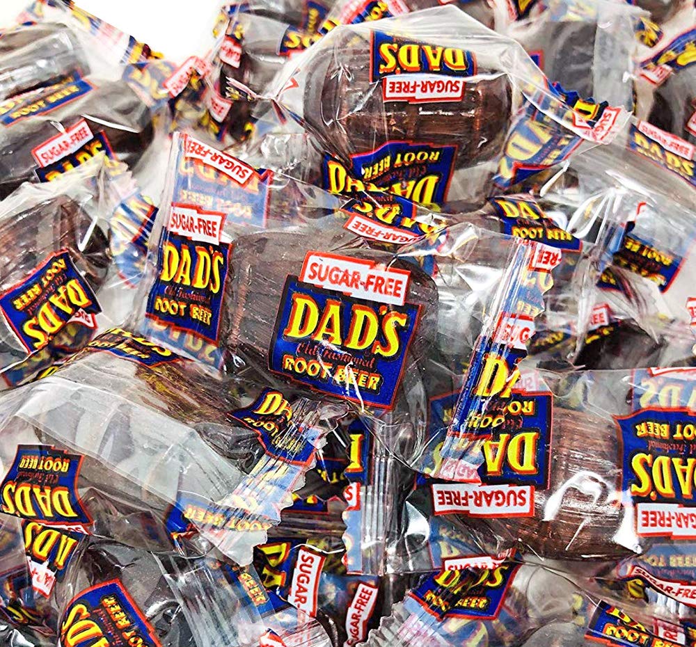 Sweetgourmet Dad’S Sugar-Free Root Malt-Inspired Barrels | Bulk Hard Candy Zero-Sugar | 2 Pound