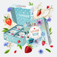 LOVARE Sparkling Splashes Tea Bags, Classic Black & Sencha Green Blend, 32 Individually Wrapped Bags, 64g Gift Box Set