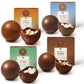elegant  Hot Chocolate  s  4 Pack Hot Cocoa Balls Holiday Christmas Gift Set with Peppermint  Caramel  Dark and Milk Chocolate Flavors  Individually Wrapped Gourmet Cocoa Balls