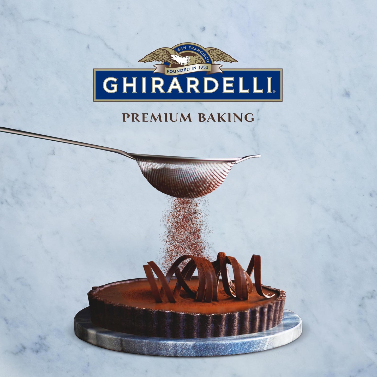 GHIRARDELLI enhanced Baking Cocoa 100% Unsweetened Cocoa Powder  8 oz Bag (6 bags)