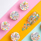 Gyufise 10Pcs Unin Rainbow Cupcake Toppers Unirn Rainbow Cake Topper Decorations For Rainbow Unin Boys Girl Babyshower Birthday