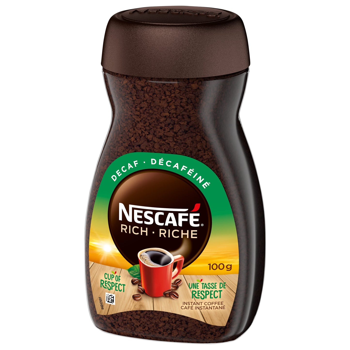 Nescaf   Rich Decaffeinated,Dark Roast Instant Coffee 100G