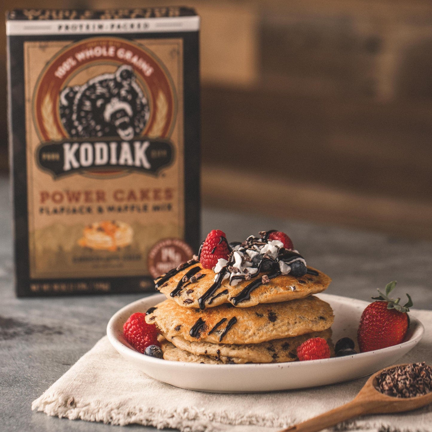 Kodiak Cakes Flapjack & Waffle Mix - Case of 6 - 18 OZ (6x18 OZ)