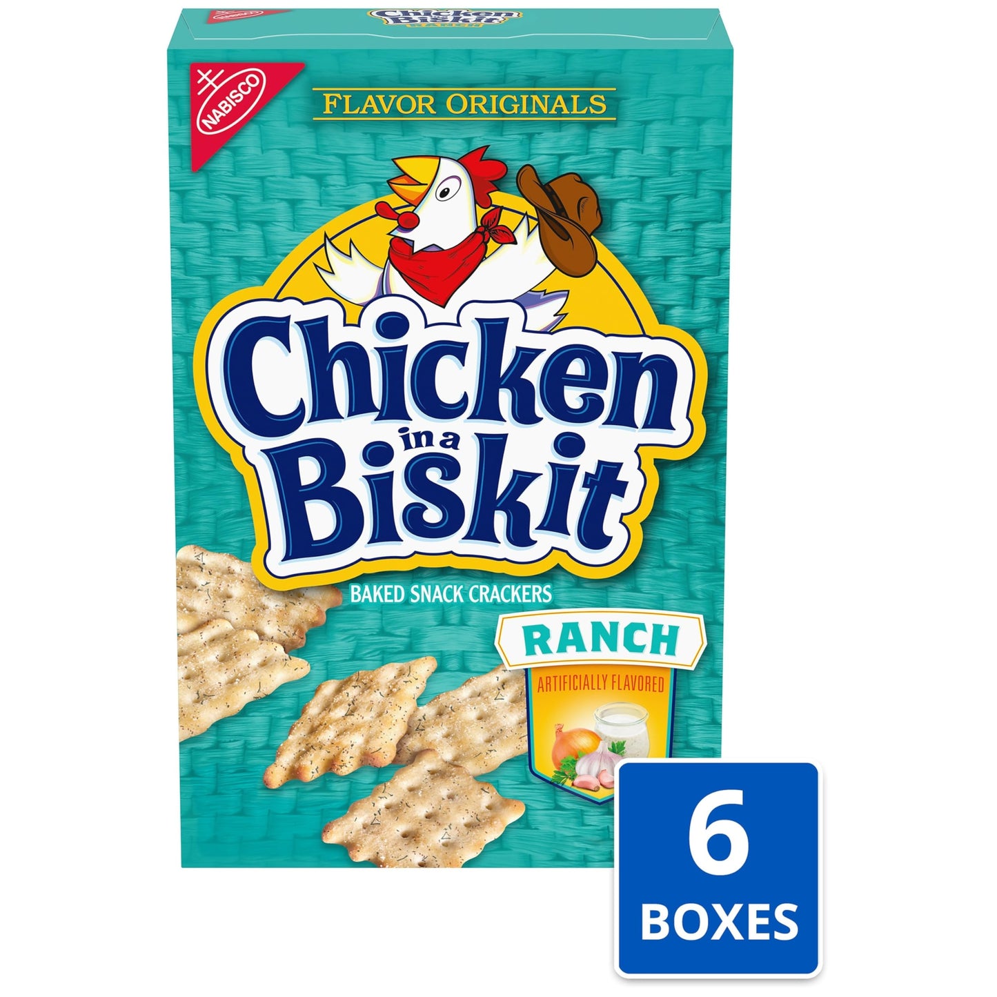 NABISCO Chicken in a Biskit Ranch Baked Snack  ers, 45 oz Pack