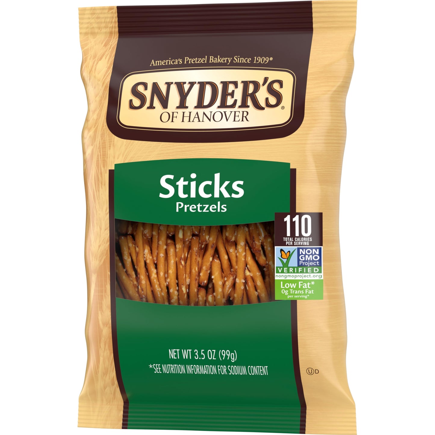Snyder s of Hanover Pretzel Sticks, 3.5 Ounce (Pack of 8)
