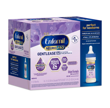 Enfamil NeuroPro Gentlease Baby Formula, Brain Support that has DHA, HuMO6 Immune Blend, Designed to Reduce Fussiness, Crying, G