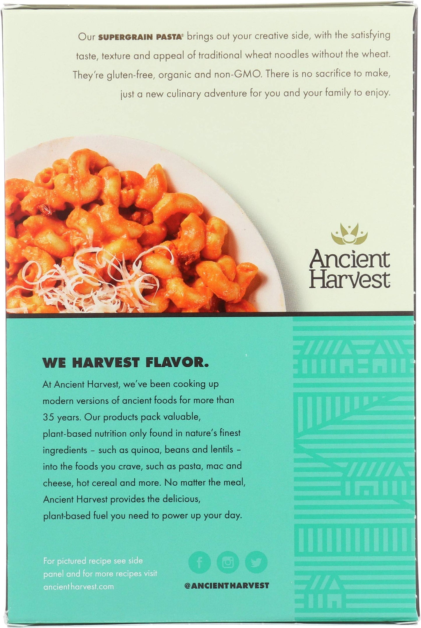 Ancient Harvest Quinoa Organic Elbow Pasta, Gluten-Free, 8 oz