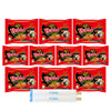 Samyang Buldak Hot Spicy Chicken Ramen Noodle Korean Stir-Fried Ramen, X2 Spicy Flavor, 5 Pack For Each Flavor (10, 2X Spicy)