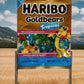 Haribo Goldbears Gummi Bears Tropical Flavors, 4oz Share Size, Pineapple, Kiwi, Passion Fruit, Paradise Punch
