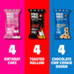 Fropro Plant Protein Snack Bars - Plant Based Protein Bars, All-Natural, Gluten, Dairy, & Soy Free, High Protein Bars With Low Calories | Sweet Tooth Sampler, 12 Pack