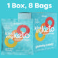Kiss My Keto Gummies Candy - Low Carb Candy Gummy Rings, Keto Snack Pack - Healthy Candy Gummys - Vegan Candy, Keto Gummy Candy