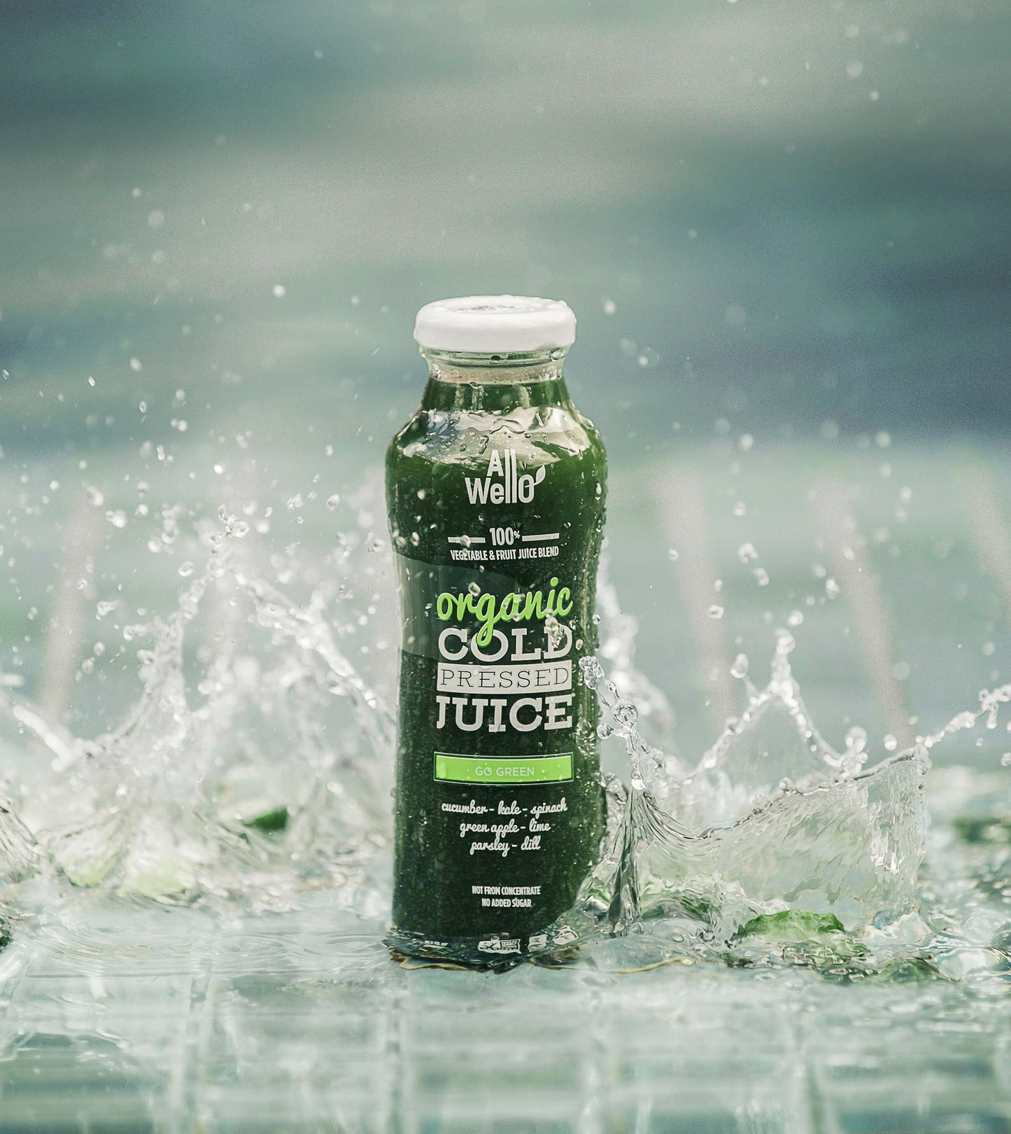 ALLWELLO Organic Cold Pressed Juice Drinks with Real Fruits and Vegetables Gluten Free Non-GMO Healthy Juices No Preservatives N
