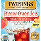 Twinings Brew Over Ice Unsweetened Peach Flavoured Black Iced Tea K-Cup Pods for Keurig, Caffeinated, 12 Count
