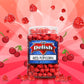 Gourmet Red Cherry Flavored Popcorn by Its Delish, 16 Oz Jumbo Container | Bulk Air Popped Pop Corn Snack - Fruity Red Themed C