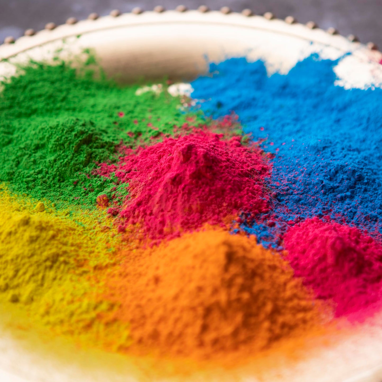 Kulture Khazana All Natural, Washable, Biodegradable, Holi Non-Toxic Color Powder 100Gm Pack Of 50, Perfect For Color Play