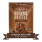 Brownie Brittle - Original Chocolate Chip Thin and Crispy Sweet Snacks, Family Size (Pack of 6, 5 oz), Rich Gourmet Brownie Bite