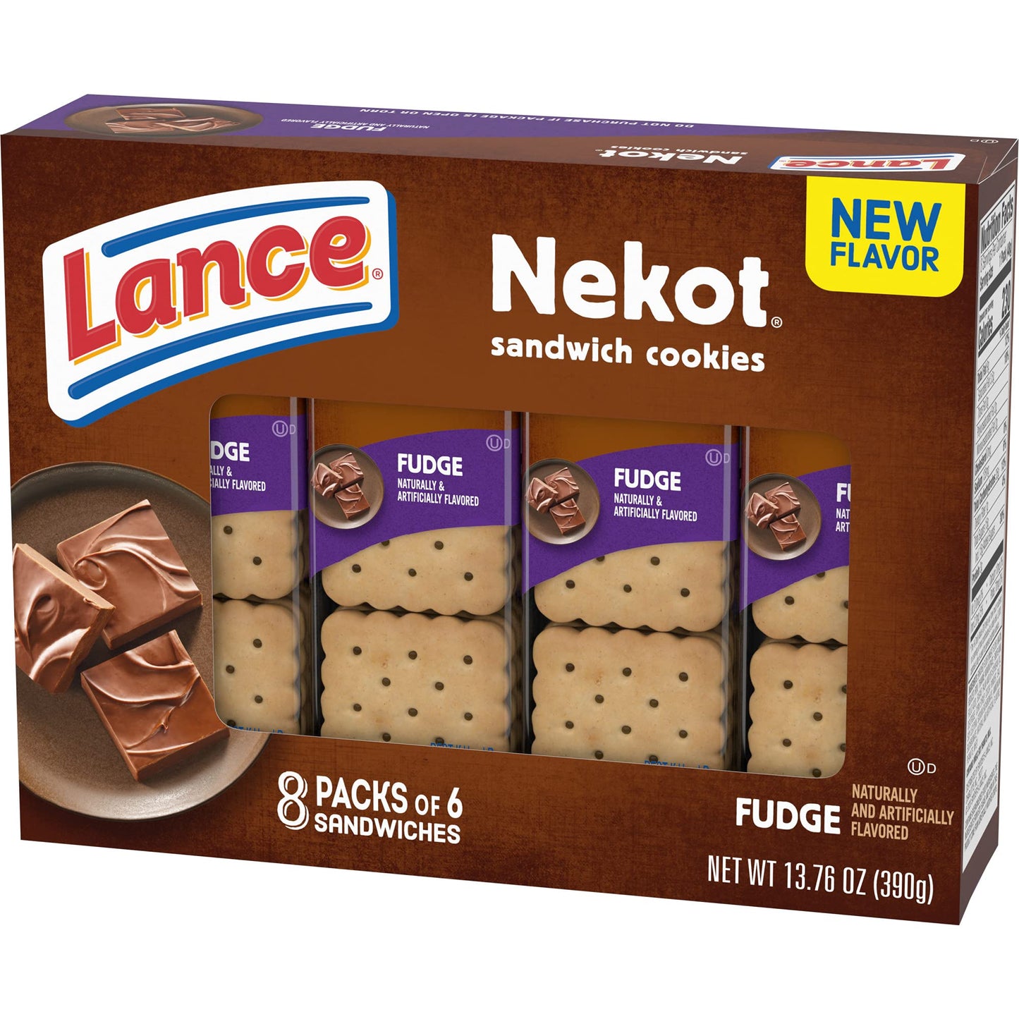 Lance Chocolate Fudge Cookies (Box Of 3)