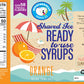 Hypothermias Shaved Ice & Snow Cone Syrup - Quart (32 fl. oz) - Orange - Made with Non-GMO 100% Pure Cane Sugar, No Corn Syrup -