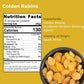 Amrita Golden Raisins, No Added Sugar, Gluten Free, 4 lb Resealable Bag, Yellow and White, Vegan Snacks