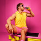PRIME Hydration STRAWBERRY BANANA | Sports Drinks | Electrolyte Enhanced for Ultimate Hydration | 250mg BCAAs | B Vitamins | Antioxidants | 1g Of Sugar | 16.9 Fluid Ounce | 12 Pack