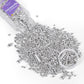 Cobakey Bright Silver Sprinkles For Cake Decorations 3.52 Ounce Silver Pearl Sugar Sprinkles For Cupcake Toppers Wedding Party V