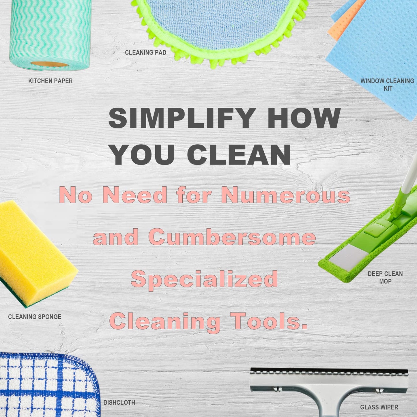 Enviro Cleaning Cloth, Reusable Cleaning Cloth, Basic Package, For Cleaning Home, Car, Restaurant, Bar, Hotel Office. Clean With
