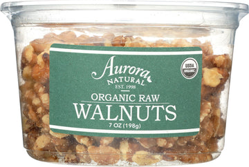 Aurora Natural Products - Organic Raw Walnuts - Case of 12 - 7 oz.(D0102H7PMHG.)