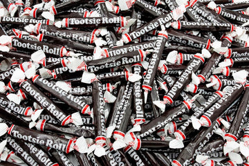 Tootsie Rolls Juniors Taffy Candy 2 Lb - Bulk Tootsie Rolls Candy Bag, Individually Wrapped, Gluten-Free Candy, Chocolate Chewy