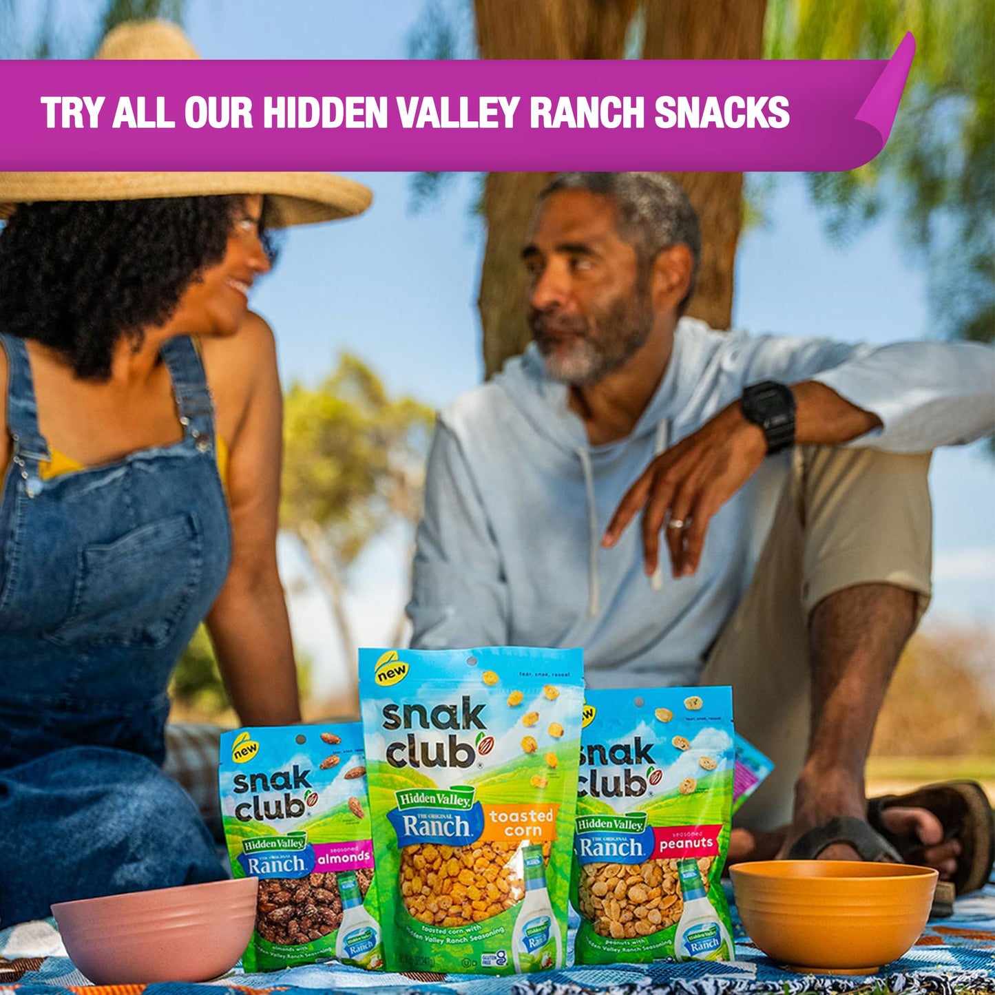 Hidden Valley Ranch Almonds 7oz/6ct