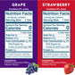Waterloo Sparkling Water Two-Flavor Pack, 12 Fl Oz Cans, Pack of 16, 8 x Grape, 8 x Strawberry | Zero Calories | Zero Sugar or A