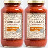 FiorellaS Fra Diavolo  Arrabbiata Sauce - Tomato Sauce Made With Fresh Ingredients - Seed Oil Free  No Sugar Added  No Preservatives Added  No Artificial Sweeteners  Pasta Sauce  25 Oz (Pack Of 2)