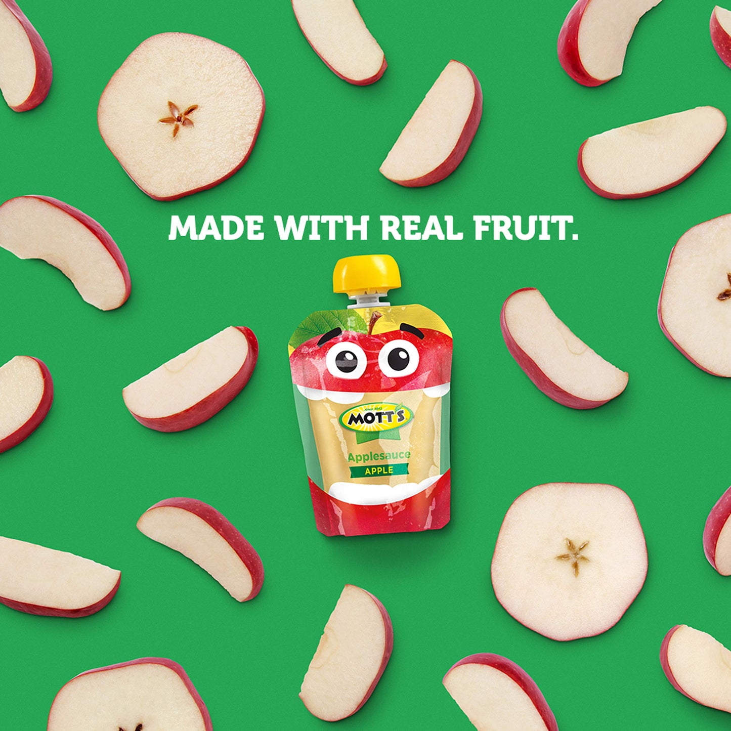 Mott'S Original Applesauce, 3.2 Oz Clear Pouches, 12 Count