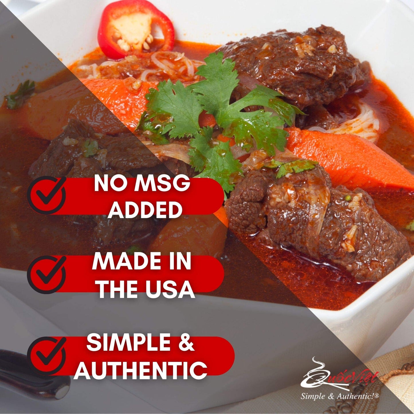 Quoc Viet Foods Beef Flavored Stew Base 10Oz Cot Bo Kho Brand