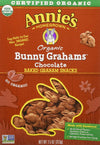 Annie 'S Homegrown Organic Chocolate Bunny Graham Snacks, 7.5 Oz. Box (Pack Of 12)