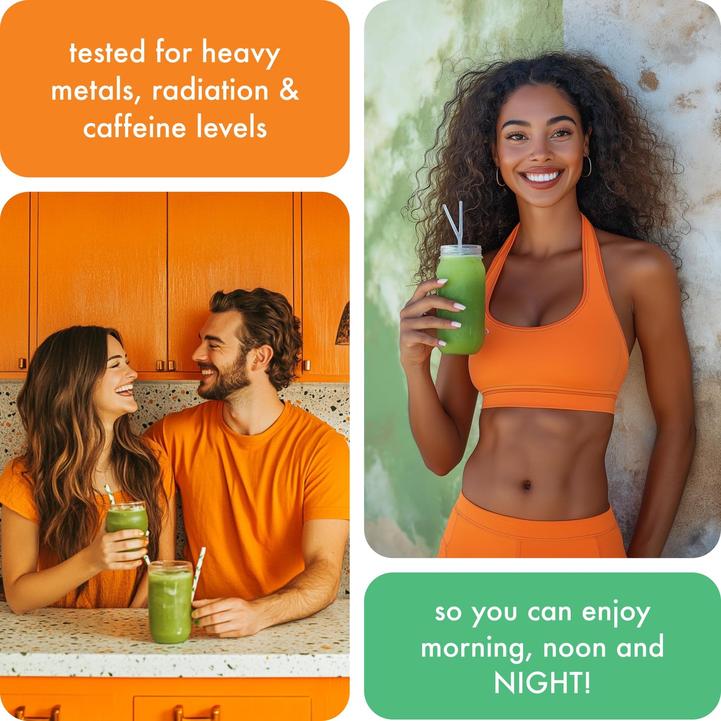 Caff Off Decaf Matcha Green Tea Powder From Japan - 1.06 oz / 30 g Culinary Grade - Naturally Decaffeinated Using No Chemicals - Tested For Heavy Metals & Pestacides - First Harvest & Shade Grown Caffeine Free Matcha Powder