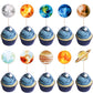 YCTHUNFISH Outer Space Cupcake Toppers, 40 Pack, Paper, Planet Rocket Spaceship, Birthday Party Decorations, Multi-Color