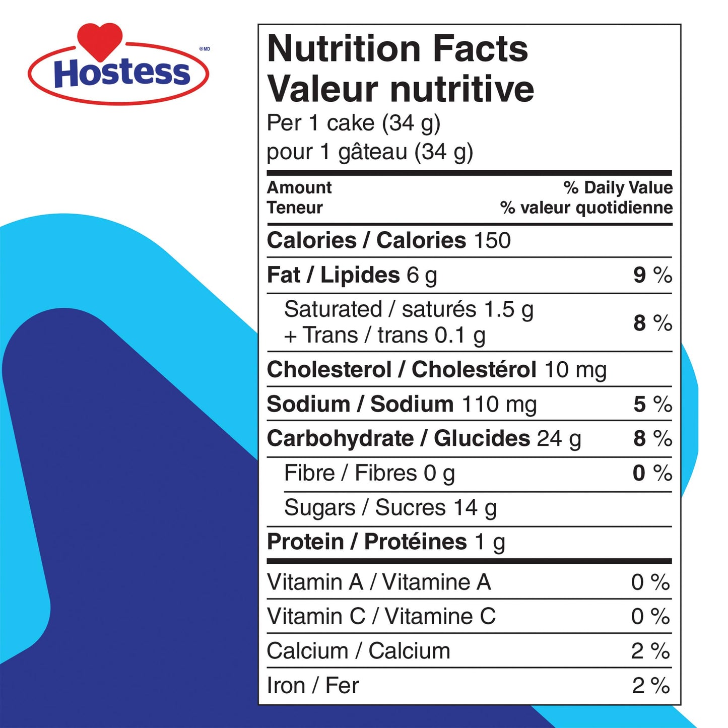 Hostess Twinkies Golden Cakes, 202G/7.1 Oz {Imported From Canada}