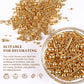 Gold Pearl Sprinkles For Cake Decorating, Gold Pearl Metallic Rod Mix, 4.23 Oz Gold Sprinkles For Cupcakes, Ice Cream, Cookies,