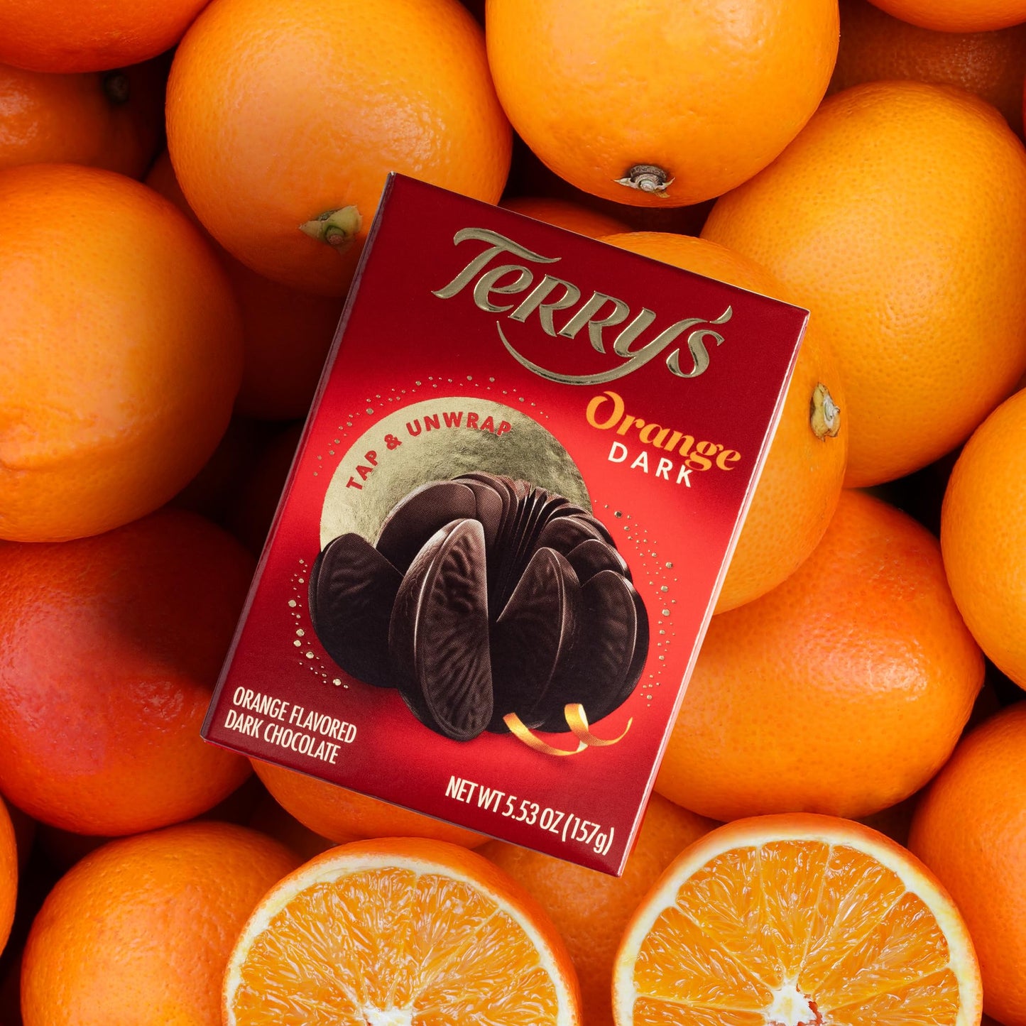 Terrys Dark Chocolate Oranges - Holiday Classic - Pack of 12 - 5.53oz Each - Brown