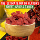 Dried Chili Pineapple Mexican Candy, 8.5 Oz, Natural Soft Dry Chunks, Traditional Dulce Mexicano, Sweet And Spicy Flavor, By Don