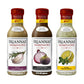 BRIANNAS Marinade Variety Pack - Roasted Garlic Herb, Classic Steak, Citrus Mediterranean - 12 oz Bottles - 3 Pack, Gluten Free