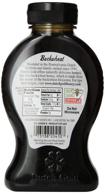 Dutch Gold Honey Honey, Buckwheat, Jar, 16 Ounce (Pack Of 6)