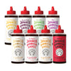 Bachan's Japanese Barbecue Sauce 8 Pack - 1 OG, 1 Honey, 1 Spicy, 1 Miso, 1 Yuzu, 1 Pineapple, 1 Garlic, 1 Hot - BBQ Sauce for W