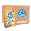 Kelloggs Frosted Mini-Wheats Cold Breakfast Cereal, Fiber Cereal, Kids Snacks, Golden Honey (10 Boxes)