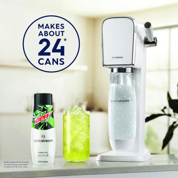 SodaStream Mountain Dew Zero Sugar Drink Mix, Sugar-Free, 0 Calories, 14.9 Fl Oz (Pack of 4)