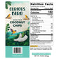 Curious Bird Extra Thick Coconut Chips - Unsweetened - Sulfite Free - 8 Ounces