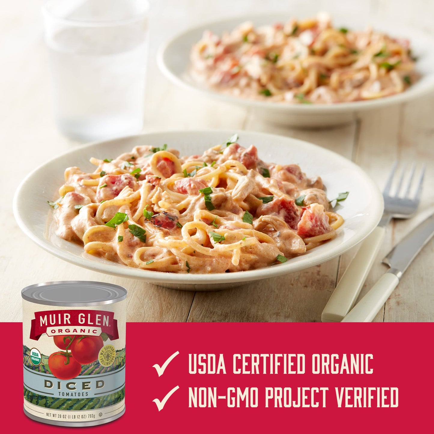 Muir Glen Organic Diced Canned Tomatoes, 28 Oz. (Pack Of 12)