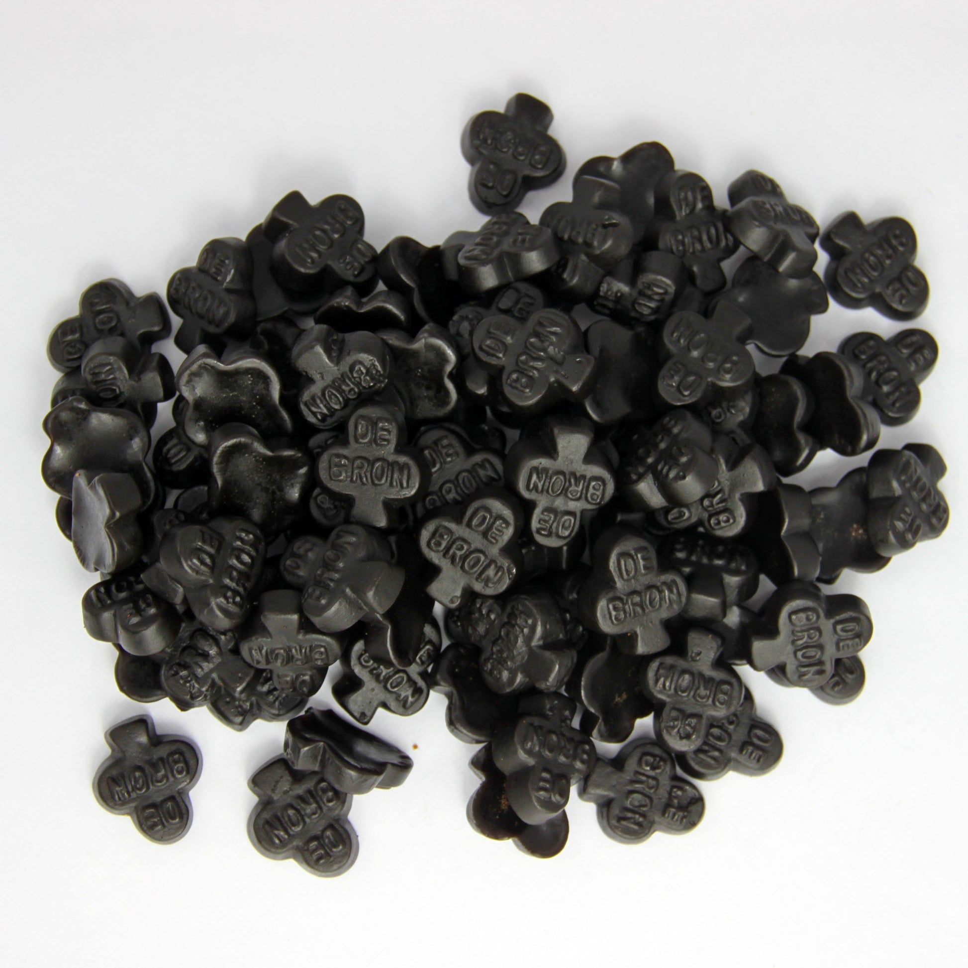 Debron Sugar Free Salty Licorice Clovers (Klavertjes) 2.2 Lbs